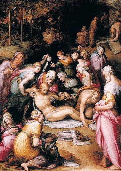 Naldini, Giovanni Battista Lamentation over the Dead Christ China oil painting art